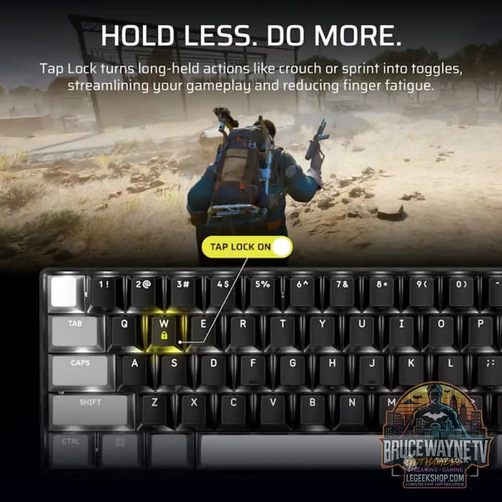 Corsair CLIPPER PRO MINI 60, clavier gaming - vue 7