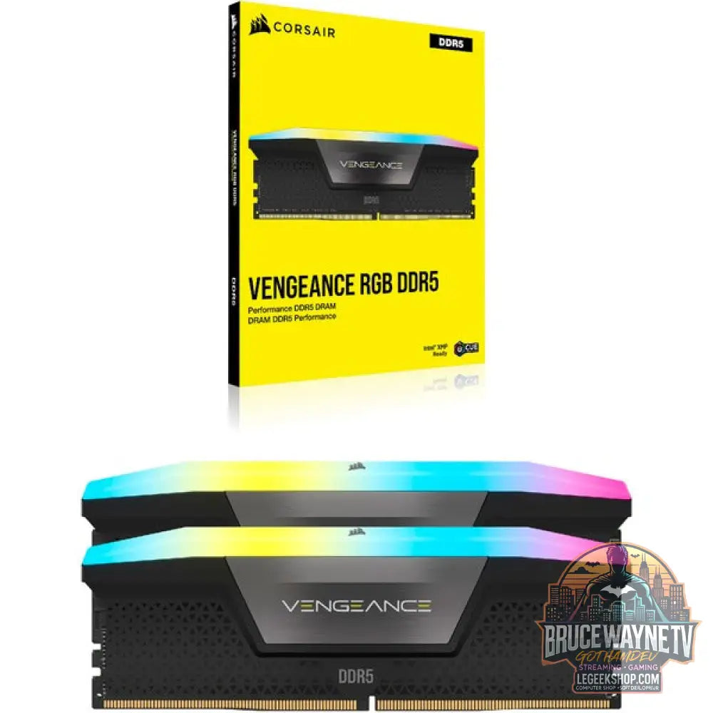 Corsair DIMM 32 GB DDR5-6000 (2x 16 GB) Dual-Kit, Arbeitsspeicher - Corsair - vue 2