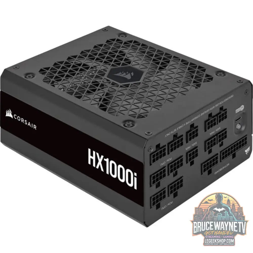 Corsair HX1000i 1000W, alimentation PC - Corsair - vue 2