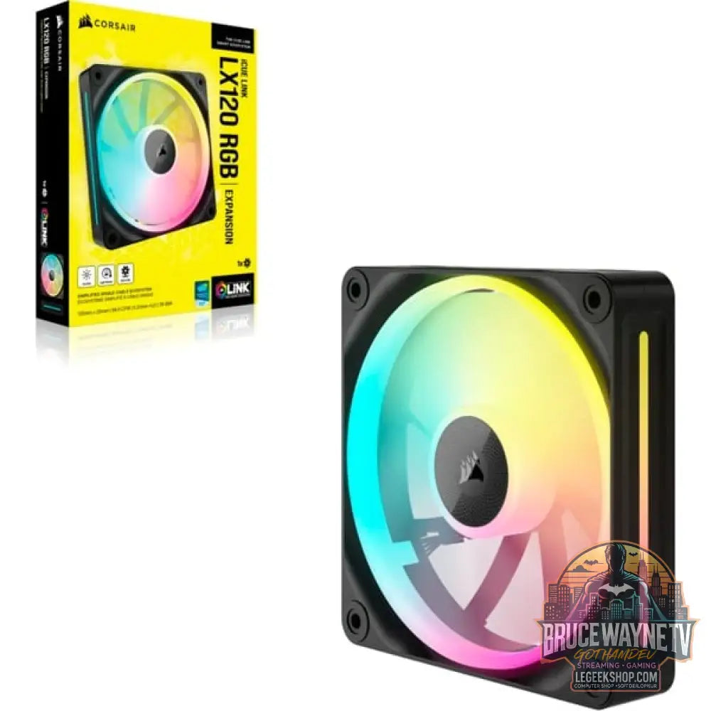 Corsair iCUE LINK LX120 RGB, Gehäuselüfter - Corsair - vue 5