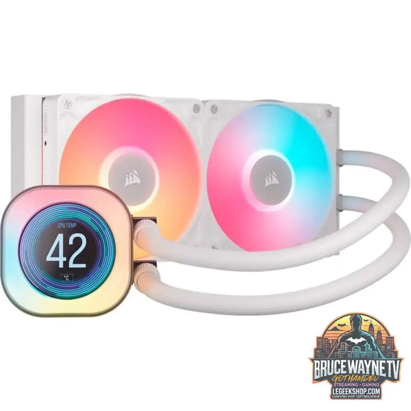 Corsair iCUE LINK TITAN 240 RX LCD RGB, Wasserkühlung weiß - Corsair