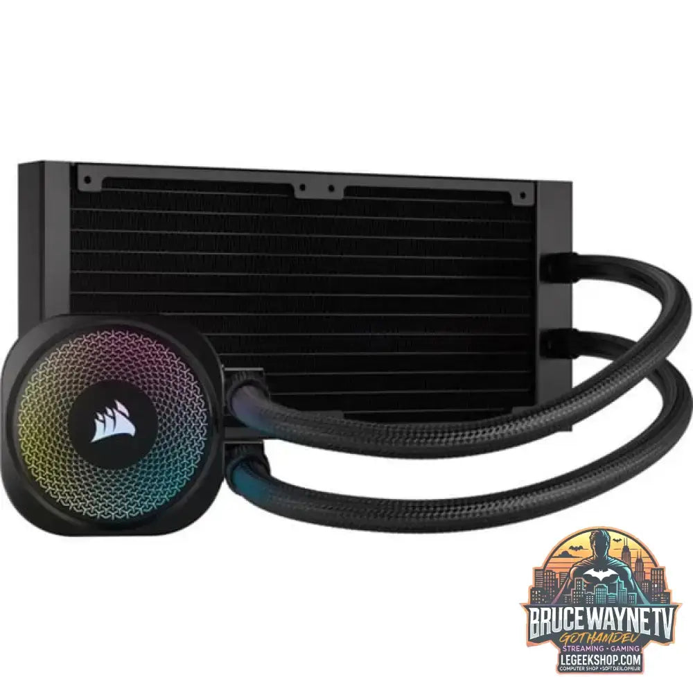 Corsair iCUE LINK TITAN 240 RX RGB, Wasserkühlung schwarz - Corsair - vue 4