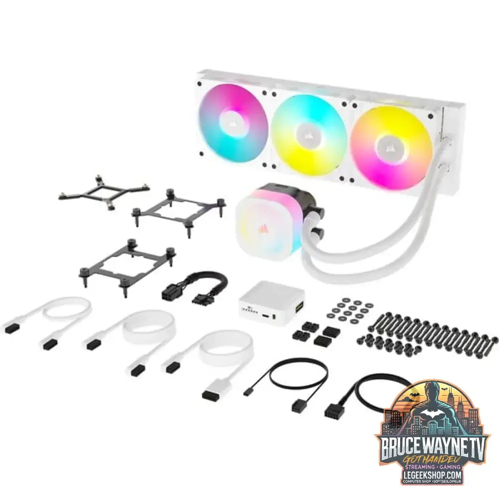 Corsair iCUE LINK TITAN 360 RX RGB, Wasserkühlung weiß - Corsair - vue 20