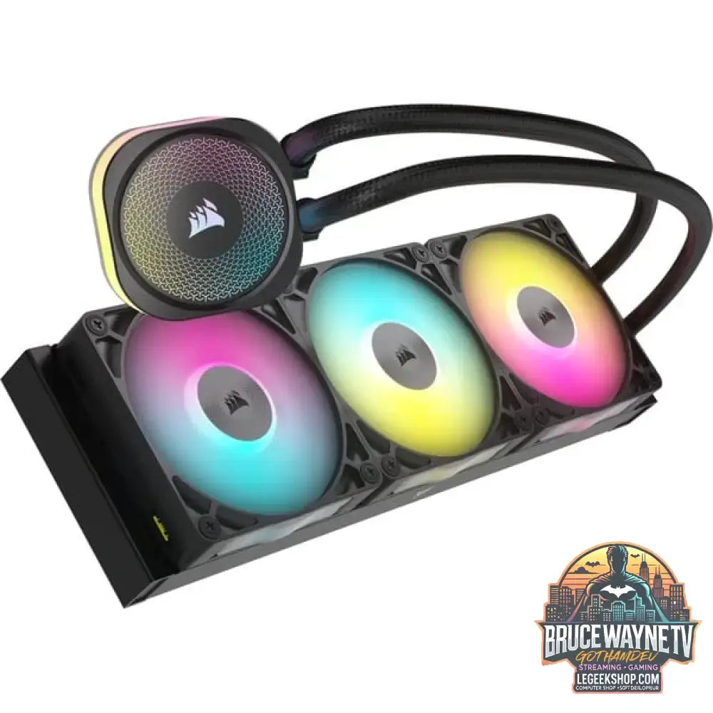 Corsair iCUE LINK TITAN 360 RX RGB, Wasserkühlung schwarz - Corsair - vue 2