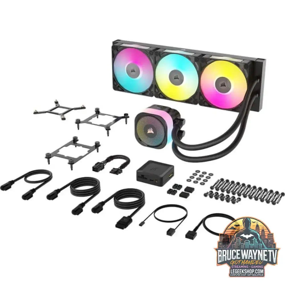Corsair iCUE LINK TITAN 360 RX RGB, Wasserkühlung schwarz - Corsair - vue 20