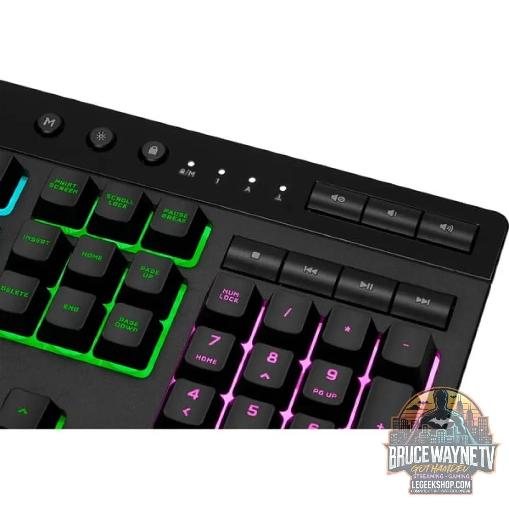Corsair K55 RGB PRO, clavier gaming - vue 8