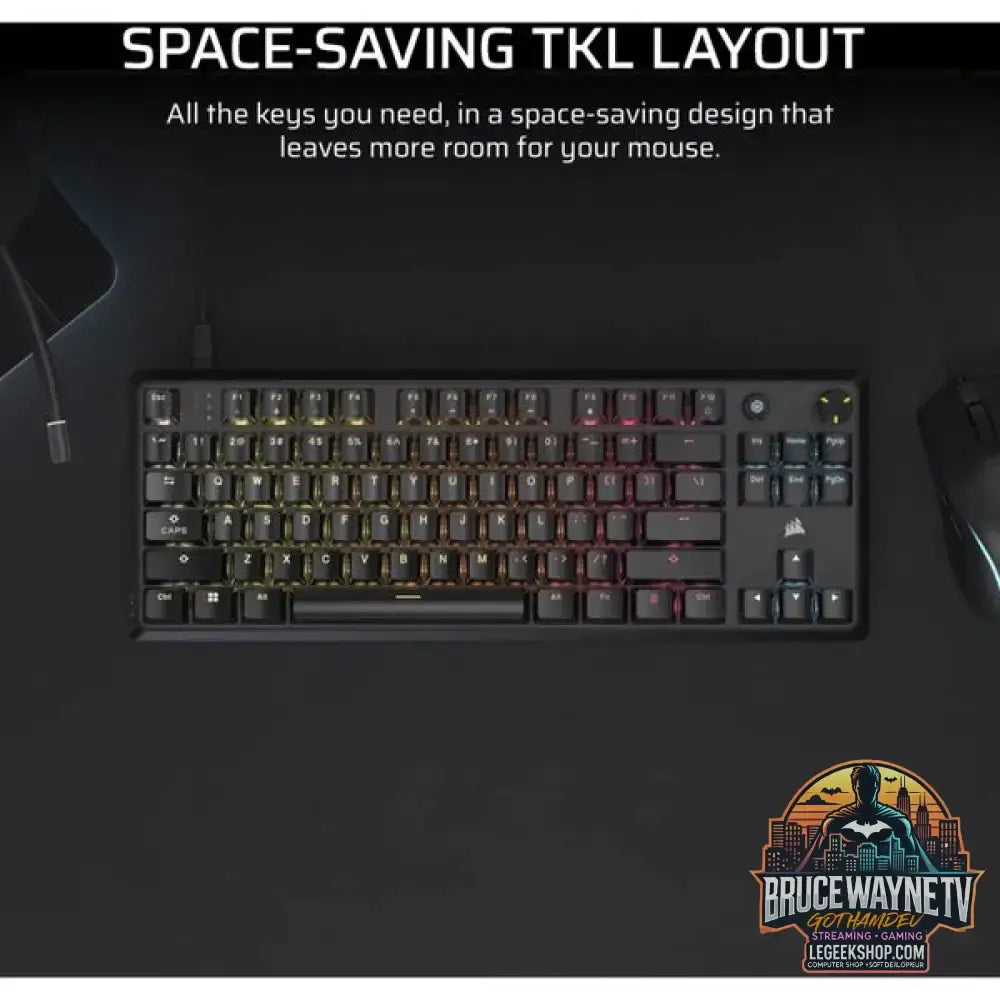 K70 CORE TKL - Corsair - vue 4
