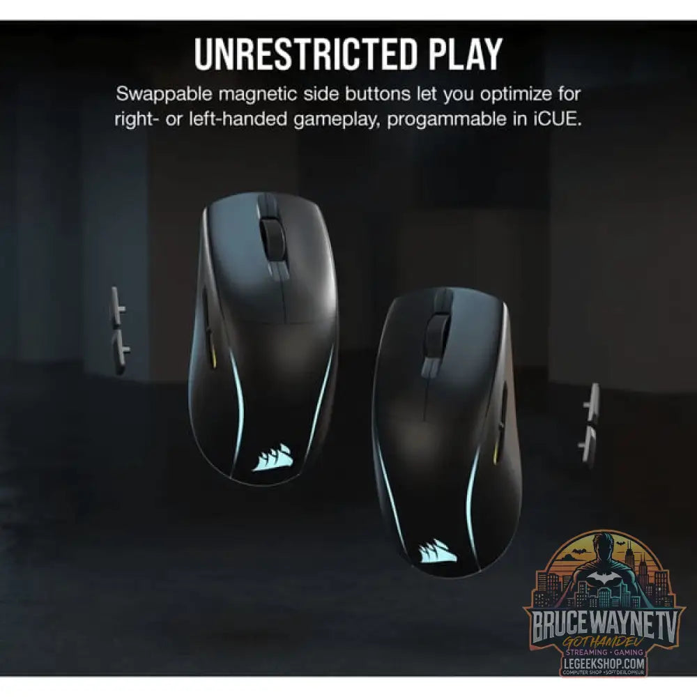 Corsair M75 WIRELESS, souris gaming - vue 8