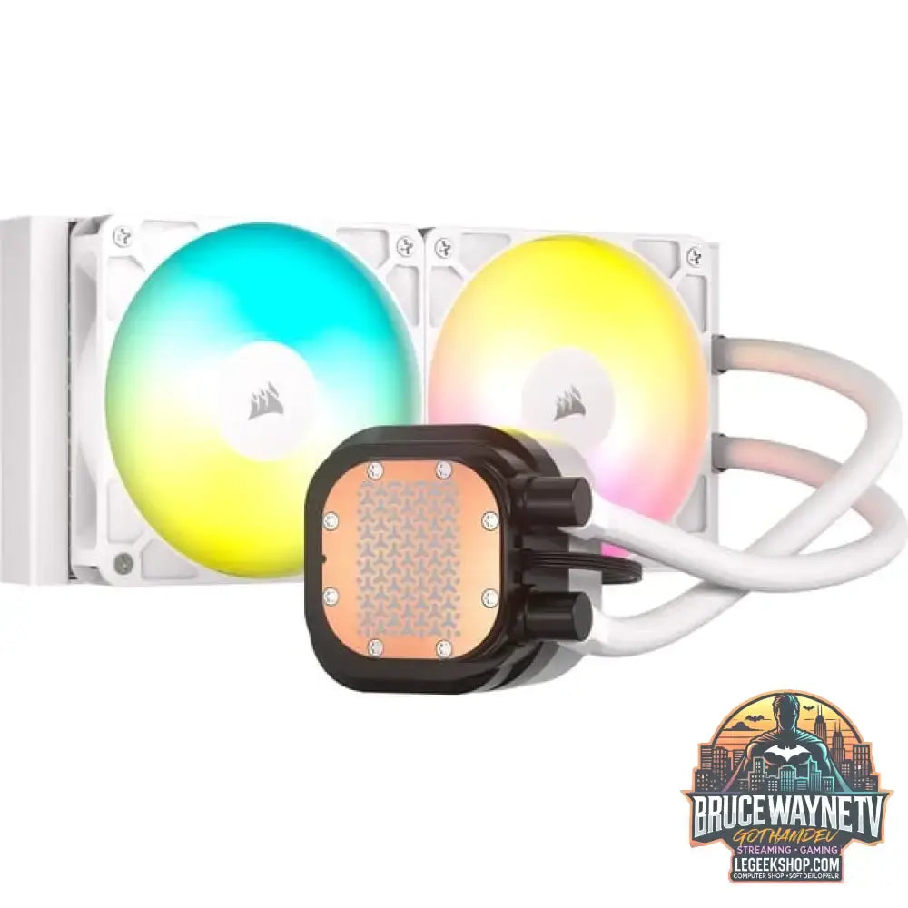Corsair NAUTILUS 240 RS ARGB, Wasserkühlung weiß - Corsair - vue 2