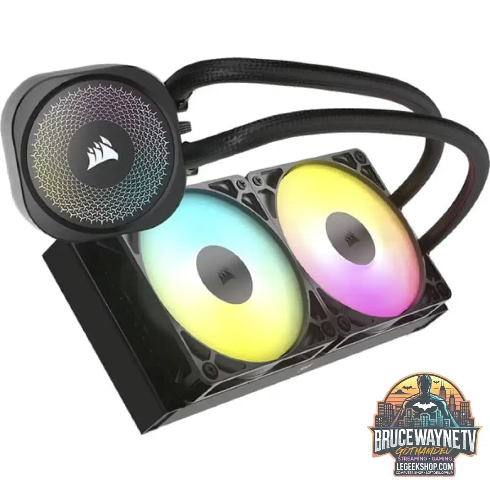 Corsair NAUTILUS 240 RS ARGB, Wasserkühlung schwarz - Corsair - vue 2