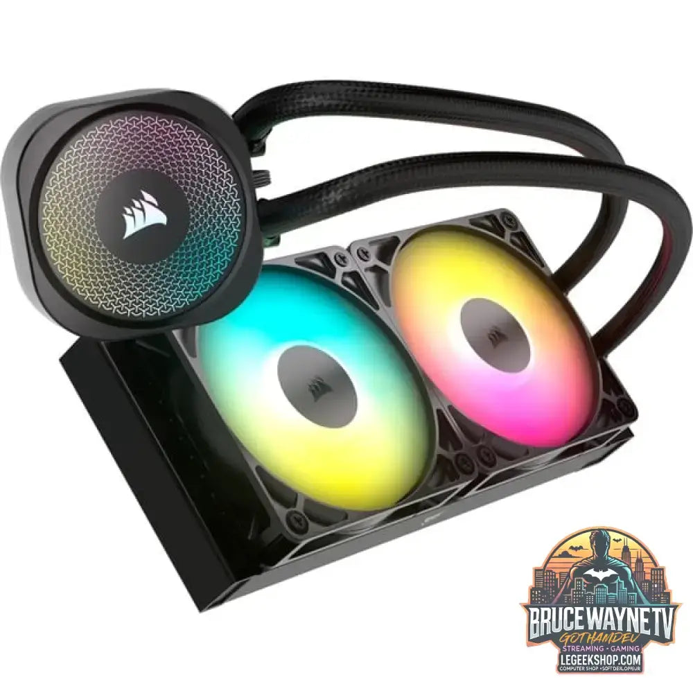 Corsair NAUTILUS 240 RS ARGB, Wasserkühlung schwarz - Corsair - vue 5