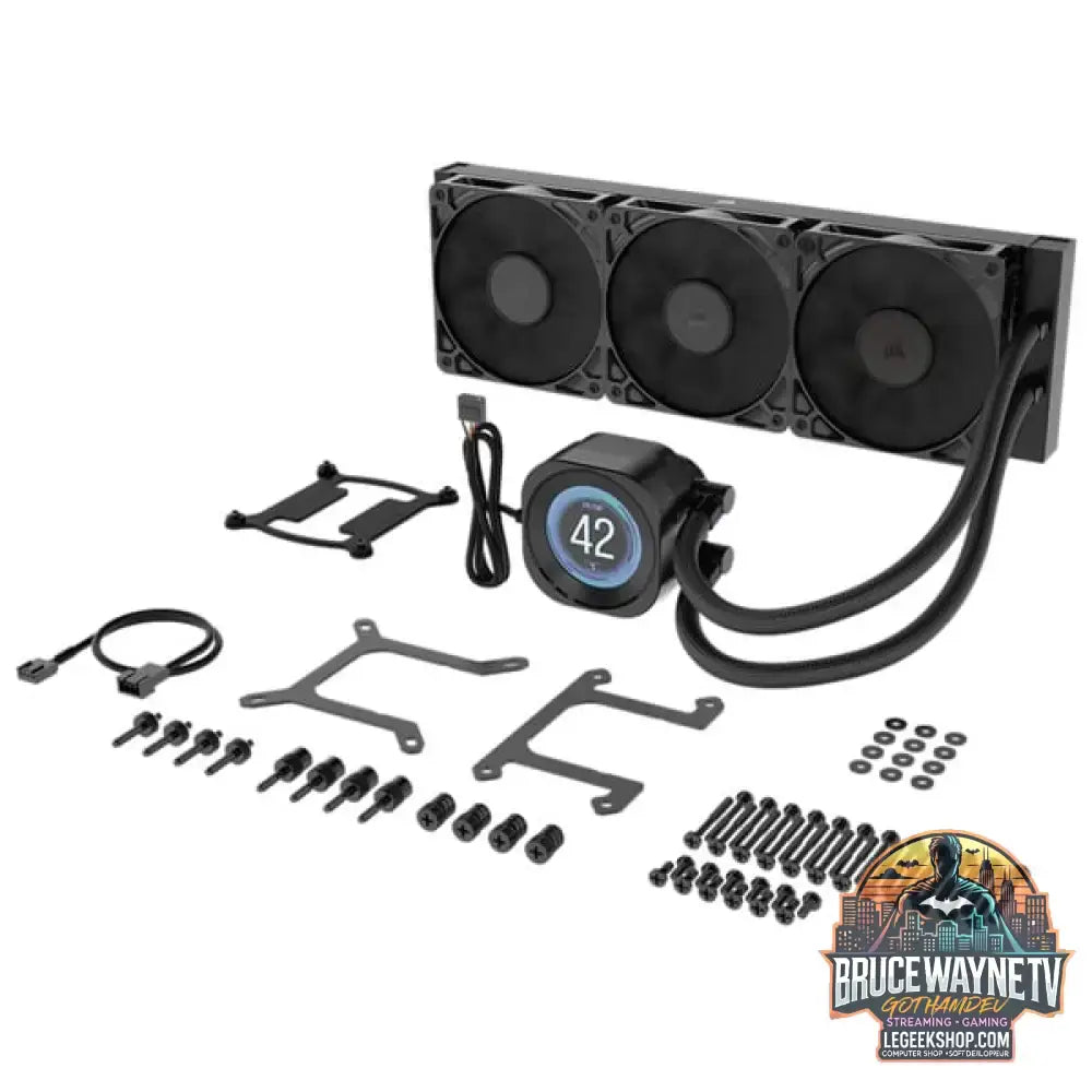 Corsair NAUTILUS 360 RS LCD, Wasserkühlung schwarz - Corsair - vue 14