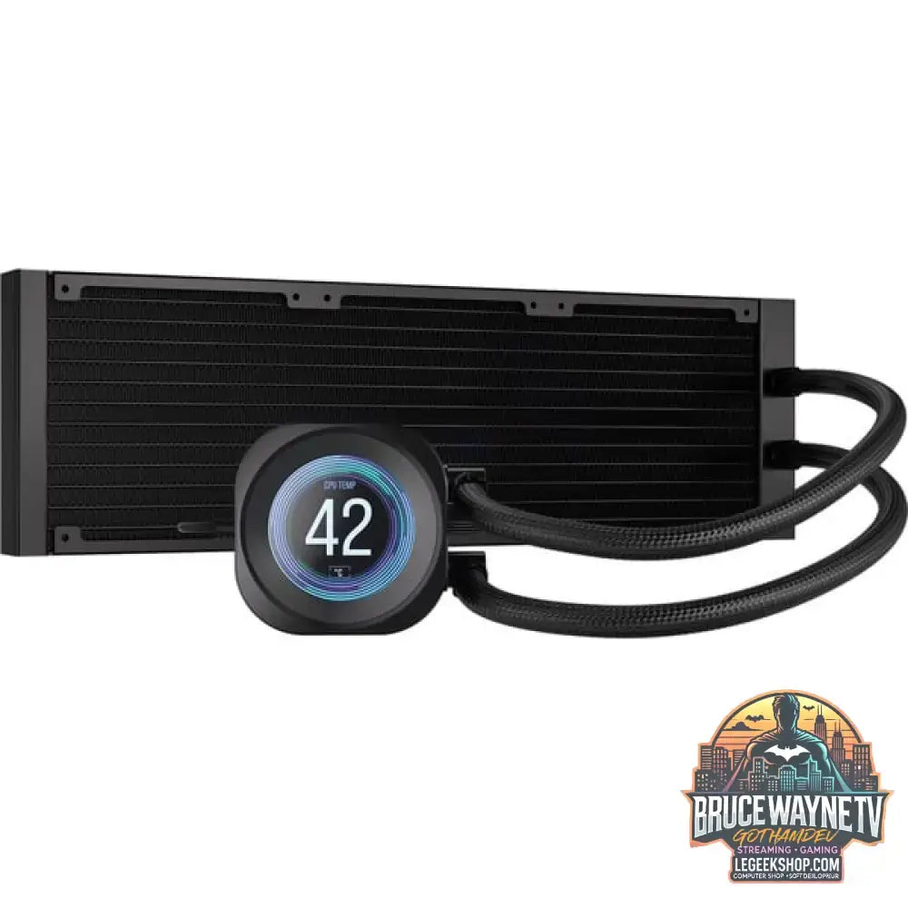 Corsair NAUTILUS 360 RS LCD, Wasserkühlung schwarz - Corsair - vue 4