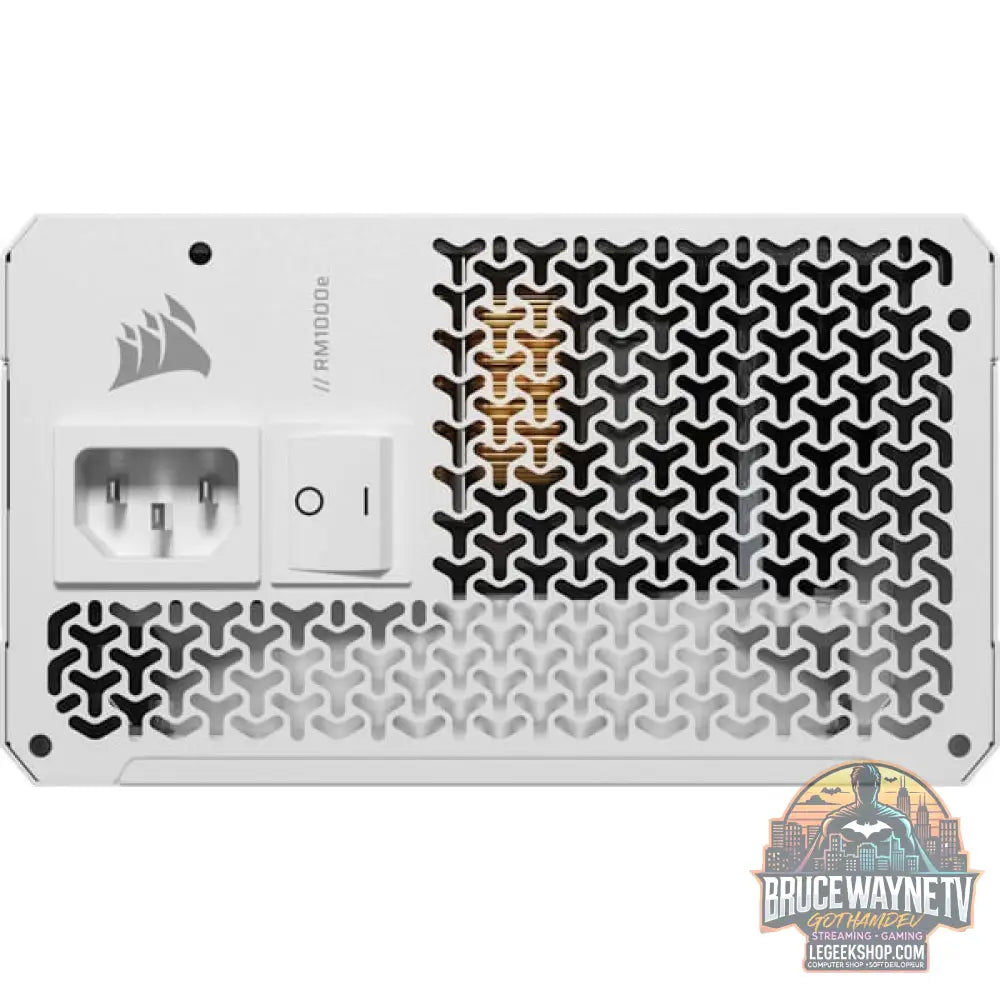 Corsair RM1000e White, alimentation PC - Corsair - vue 3