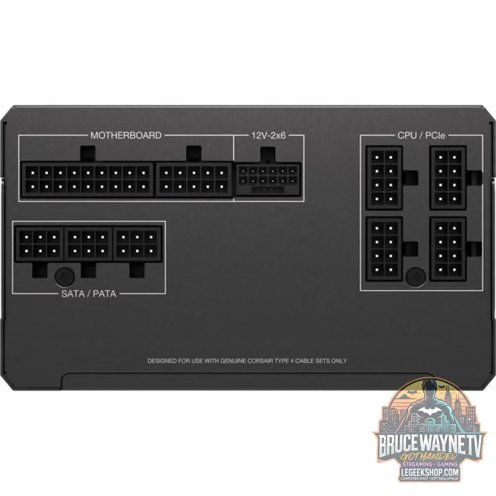 Corsair RM750x (2024), alimentation PC - Corsair - vue 7