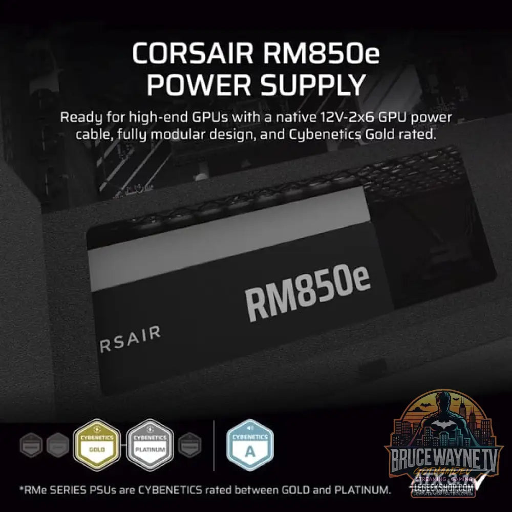 Corsair RM850e, alimentation PC - Corsair - vue 5