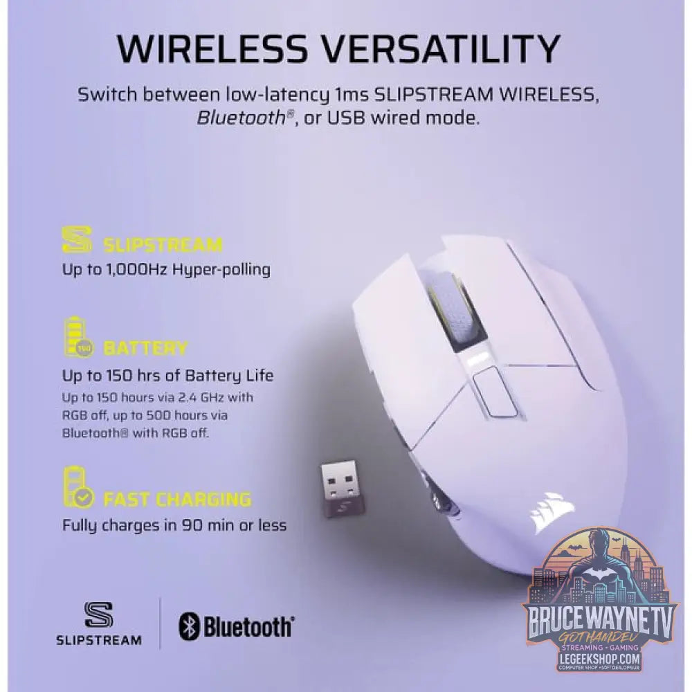 Corsair SCIMITAR Elite Wireless SE, souris gaming - vue 7
