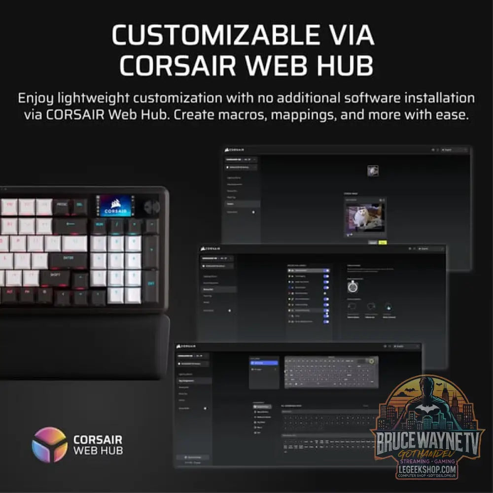 Corsair Vanguard 96, clavier gaming - vue 11