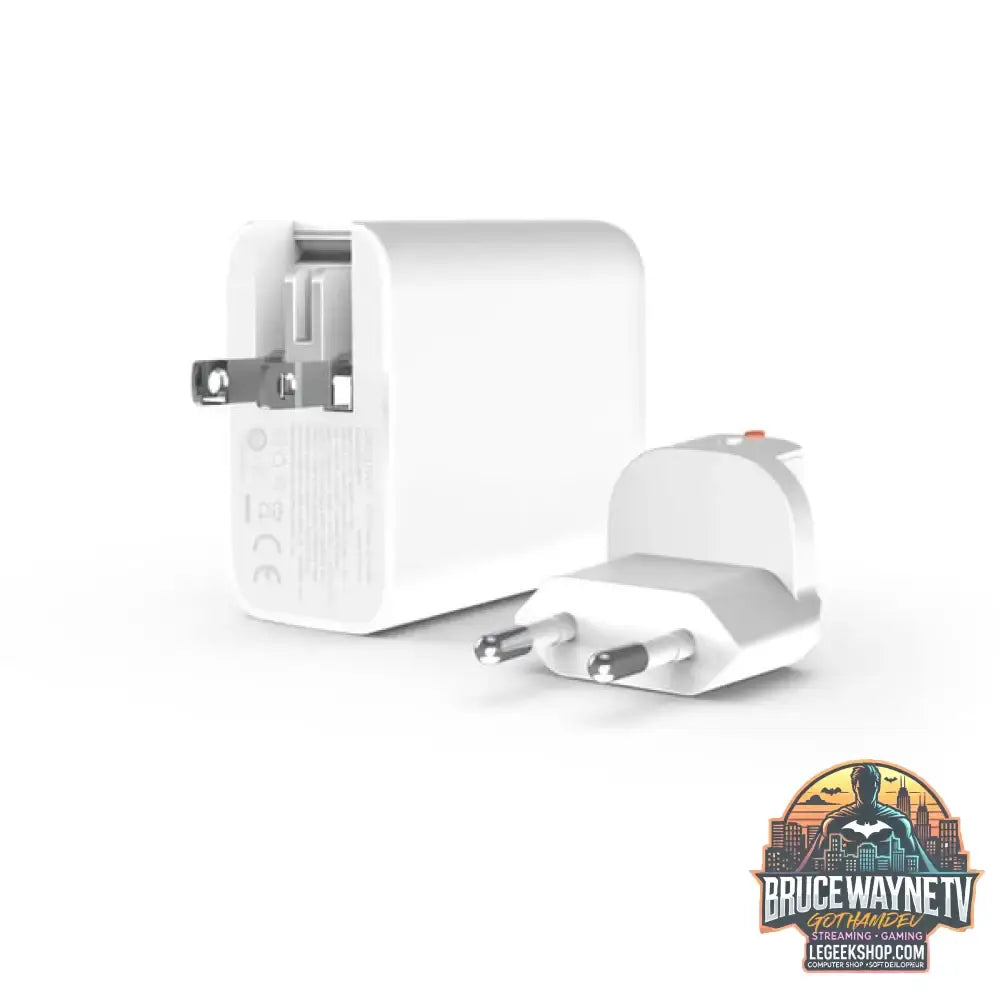 Creative 67W GaN Charger, Ladegerät weiß, 1x USB-A, 2x USB-C PD, Charge 3.0 - Creative - vue 3