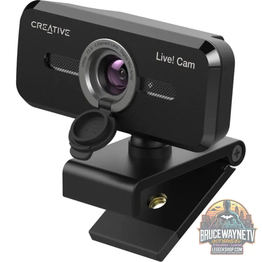 Creative Live! Cam Sync 1080p V2, webcam - Creative - vue 3