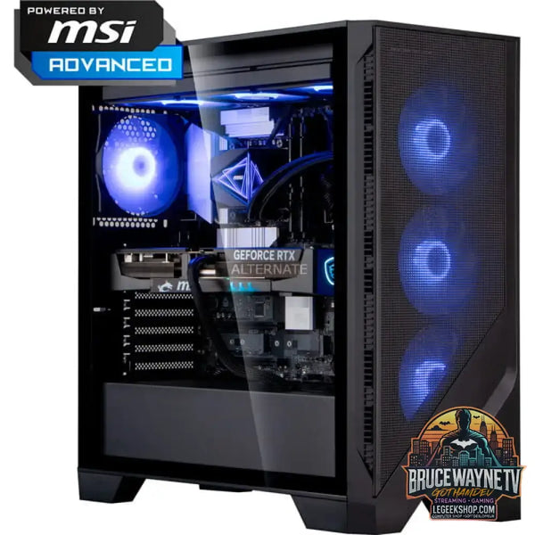 Custom PC Series • Blue Lucky Elements, Gaming-PC — vue 2