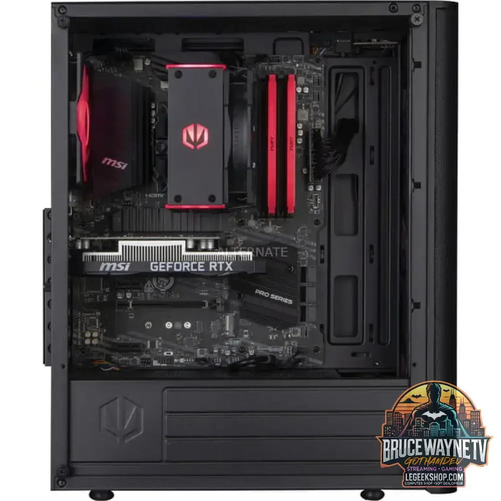 Custom PC Series • Red Hero Essentials Gaming-PC — vue 3