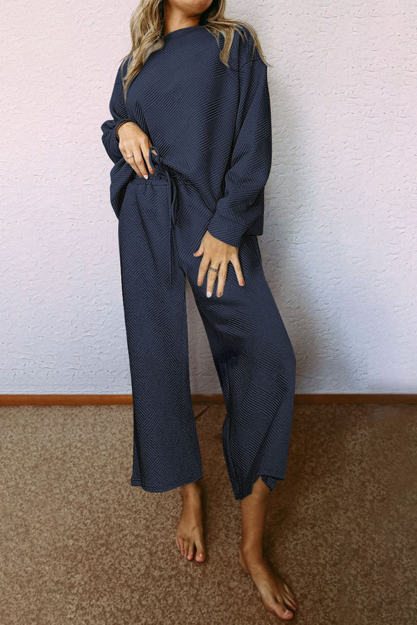 Ensemble femme ample — bleu marine