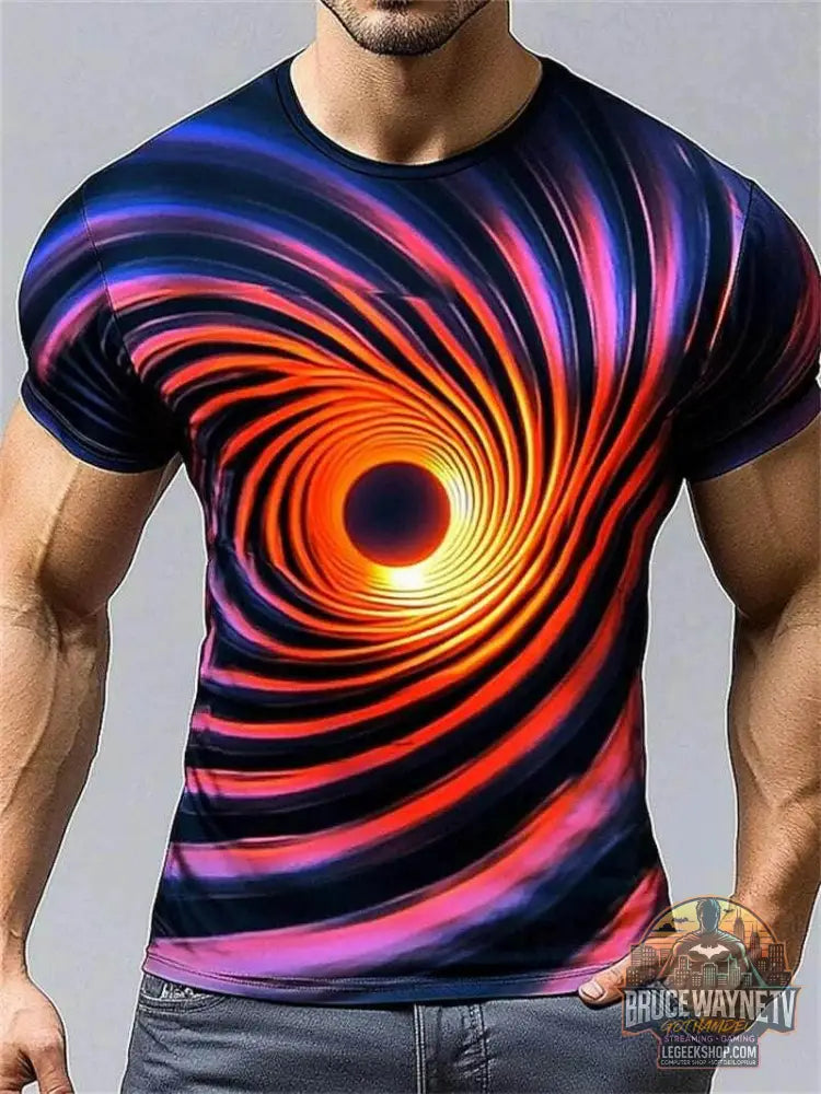 🧠 T-shirt Illusion d'Optique 3D – Art Visuel et Style Harajuku - Legeekshop