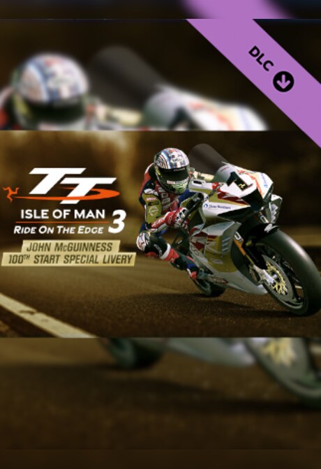 TT Isle Of Man 3 - John McGuinness 100th Start Special Livery (PC) - Steam Key - EUROPE
