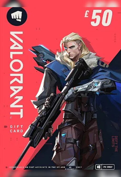 VALORANT Gift Card 50 GBP - Riot Key - UNITED KINGDOM