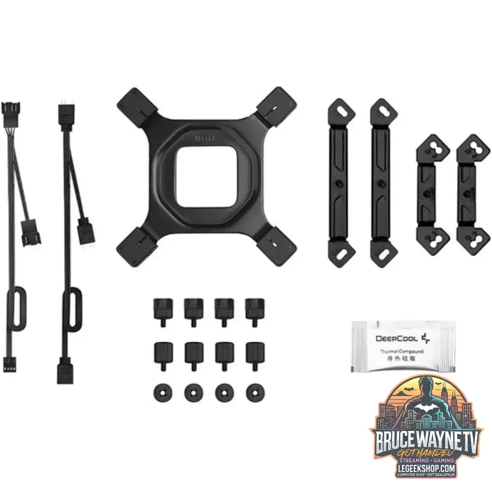 DeepCool AG620 BK ARGB V2, CPU-Kühler schwarz, 120 mm - DeepCool - vue 9