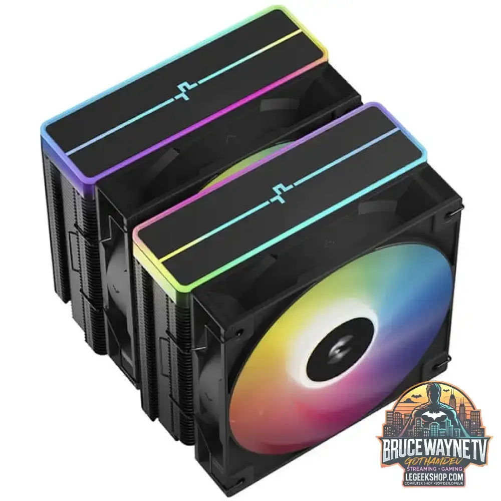 DeepCool AG620 BK ARGB V2, CPU-Kühler schwarz, 120 mm - DeepCool - vue 2
