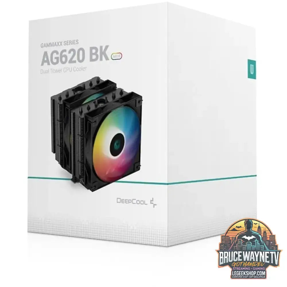 DeepCool AG620 BK ARGB, CPU-Kühler schwarz, 120 mm - DeepCool - vue 10