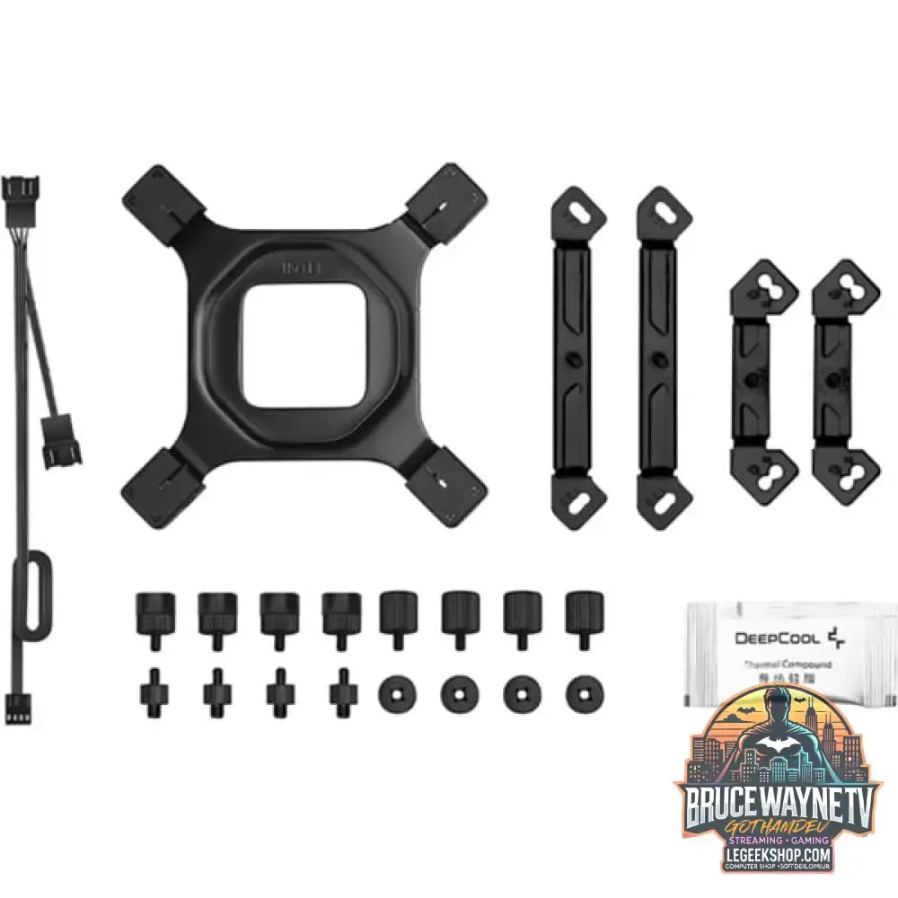DeepCool AG620 BK ARGB, CPU-Kühler schwarz, 120 mm - DeepCool - vue 9