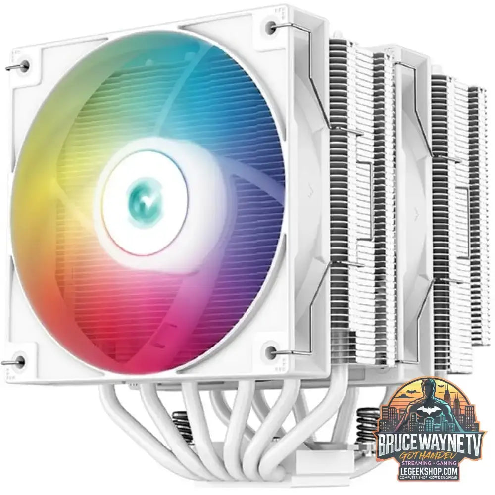 DeepCool AG620 WH ARGB, CPU-Kühler weiß, 120 mm - DeepCool - vue 2