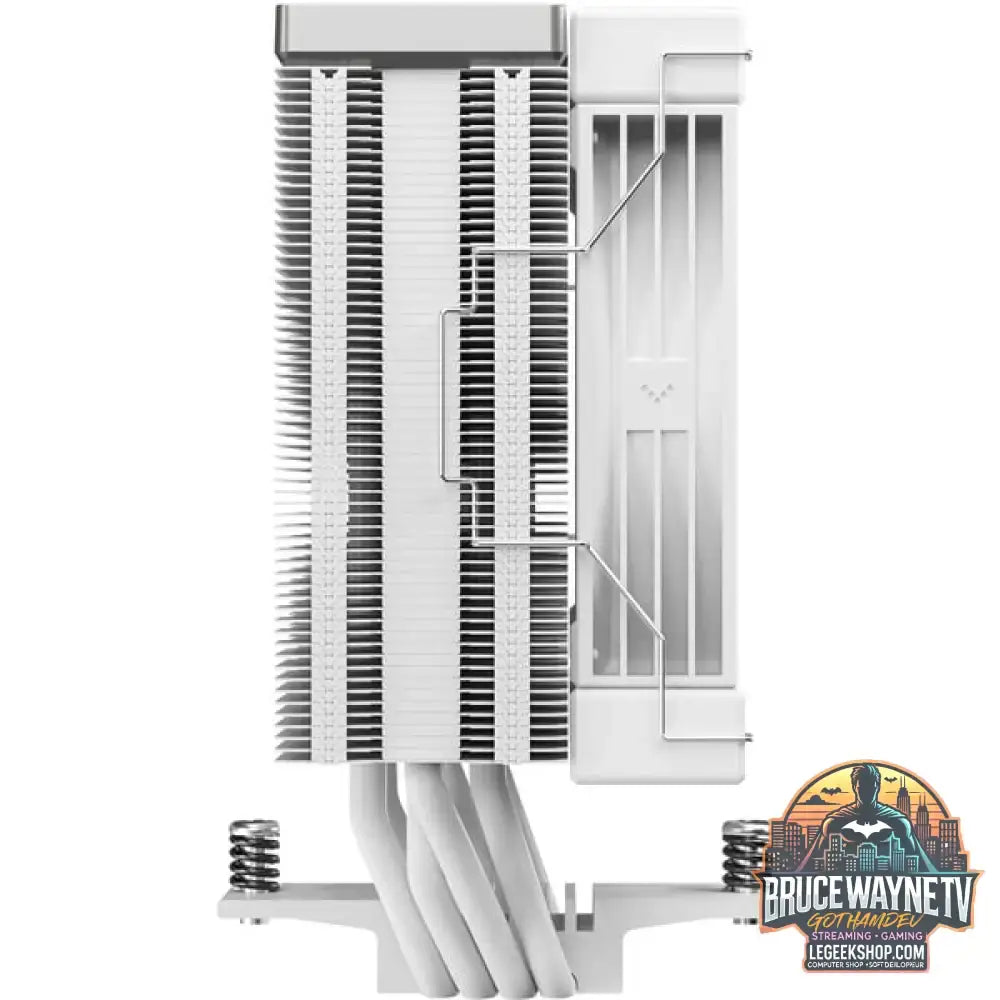 DeepCool AK400 G2 WH, CPU-Kühler weiß/holz, 120 mm - DeepCool - vue 4