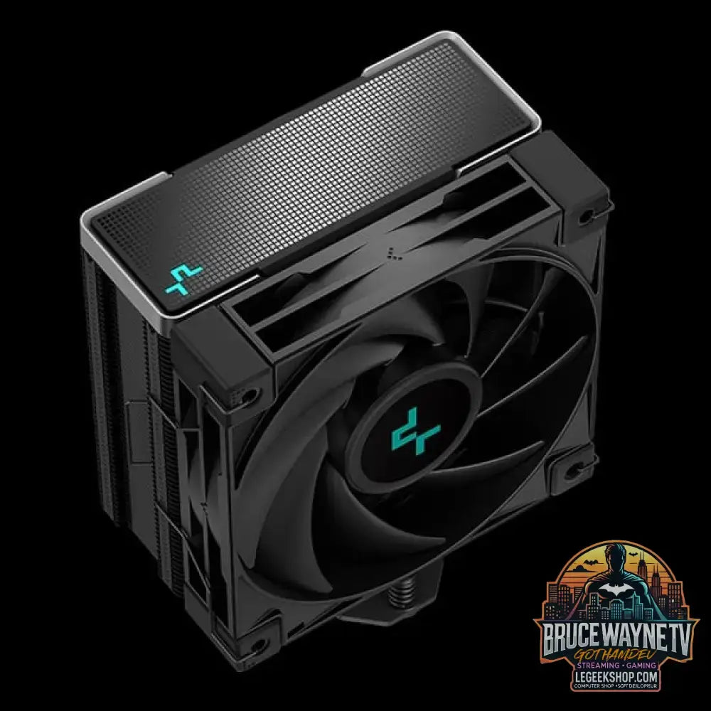 DeepCool AK400 Zero Dark, CPU-Kühler schwarz, 120 mm - DeepCool - vue 3