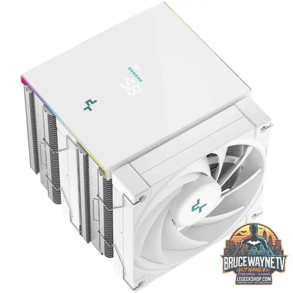 DeepCool AK620 DIGITAL SE WH, CPU-Kühler weiß, 120 mm - DeepCool - vue 4