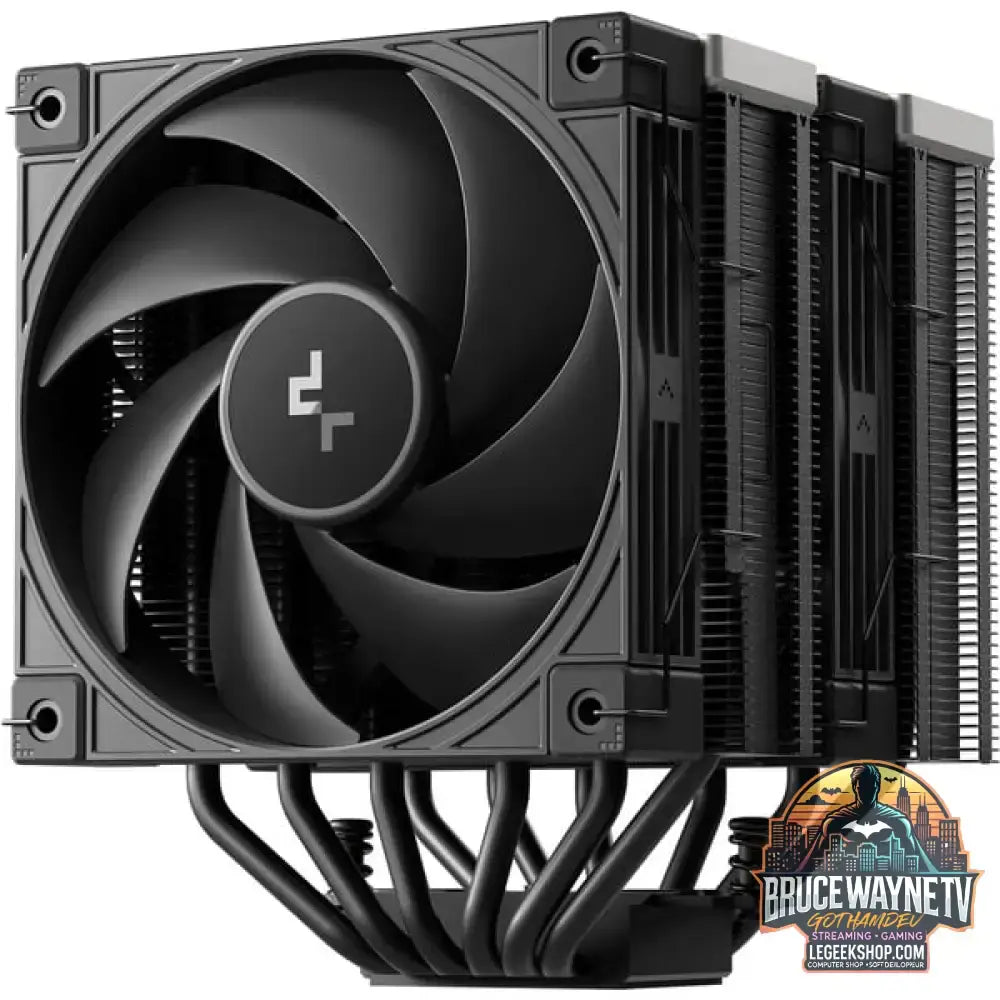 DeepCool AK620 G2, CPU-Kühler schwarz/holz, 120 mm - DeepCool - vue 3