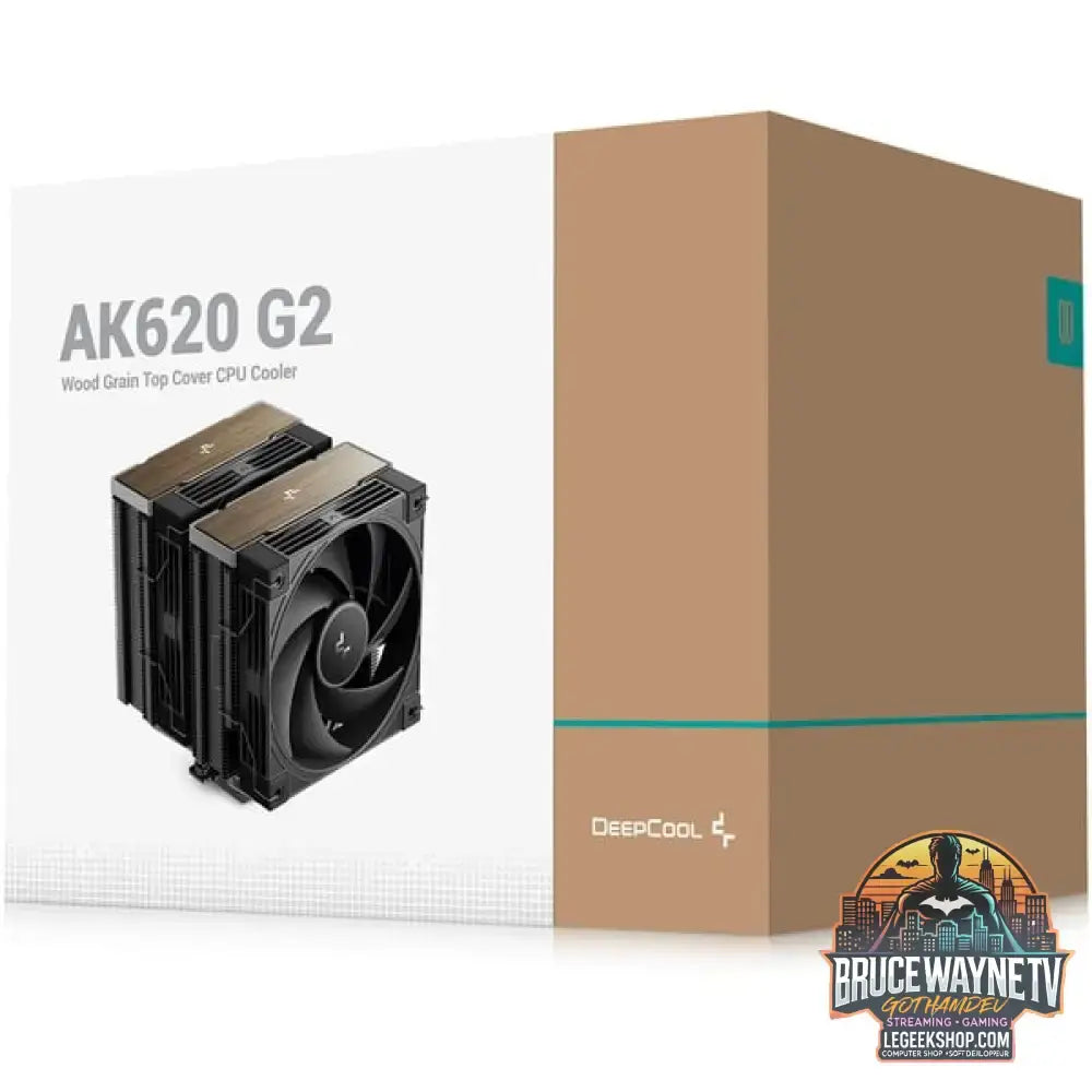 DeepCool AK620 G2, CPU-Kühler schwarz/holz, 120 mm - DeepCool - vue 9