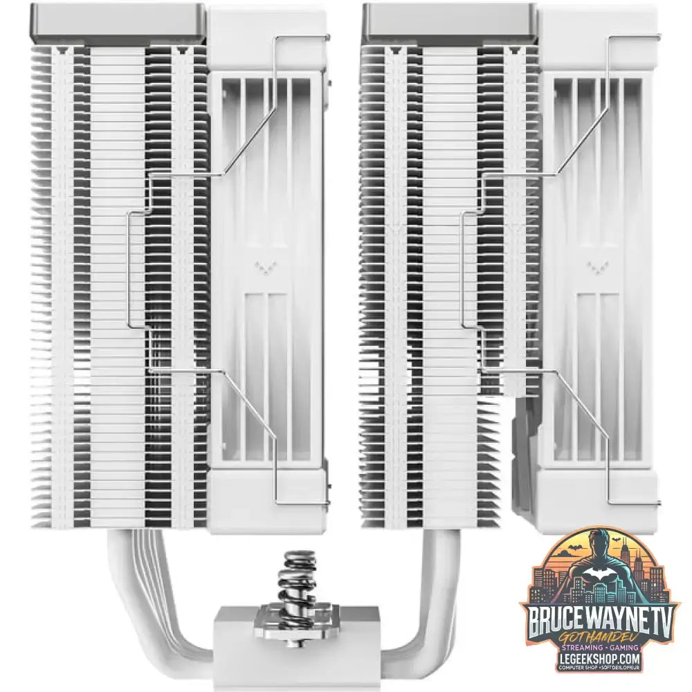 DeepCool AK620 G2 WH, CPU-Kühler weiß/holz, 120 mm - DeepCool - vue 4