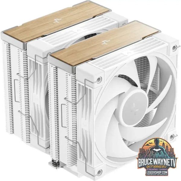 DeepCool AK620 G2 WH, CPU-Kühler weiß/holz, 120 mm - DeepCool
