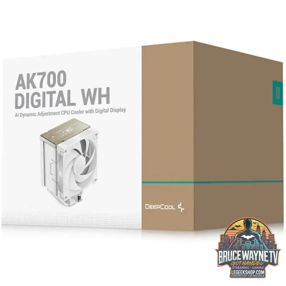 DeepCool AK700 DIGITAL WH, CPU-Kühler weiß, 120 mm - DeepCool - vue 9