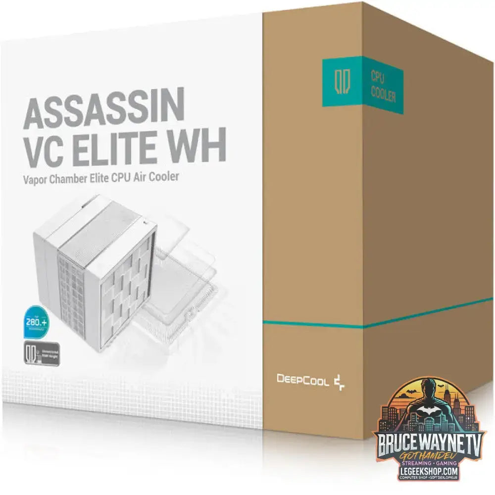 DeepCool ASSASSIN VC ELITE, CPU-Kühler weiß, 140 mm - DeepCool - vue 10