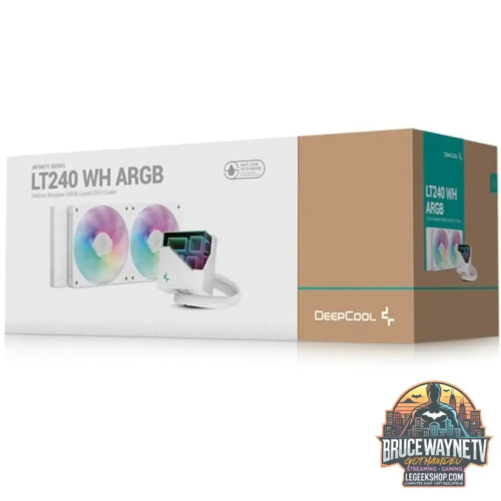 DeepCool LT240 WH ARGB, Wasserkühlung weiß - DeepCool - vue 6
