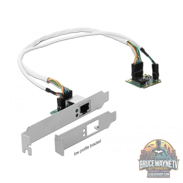 DeLOCK Mini PCIe I/O PCIe half size 1 x Gigabit LAN Low Profile, adaptateur réseau - DeLOCK