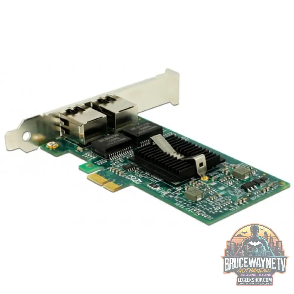DeLOCK PCIe > 2 x Gigabit LAN, adaptateur réseau - DeLOCK - vue 4