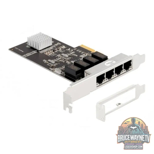 DeLOCK PCIe x4 auf 4 x RJ45 Gbit, adaptateur réseau - DeLOCK