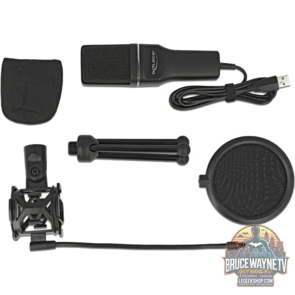 DeLOCK USB Kondensator, microphone Set - DeLOCK - vue 3