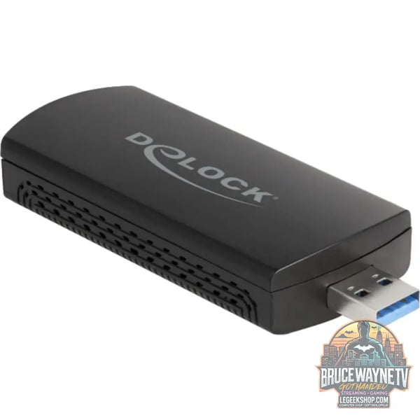 DeLOCK Wi-Fi 6E Dualband WLAN USB Adapter AX5400 (2 x 2402 + 574 Mbps) - DeLOCK